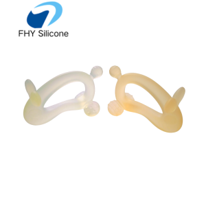Custom Food Grade Silicone Rabbit Teether BPA Free Baby Teething Toy Manufacturer