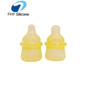 Custom Full Silicone Baby Bottle Food Grade Feeding Bottle for Newborns