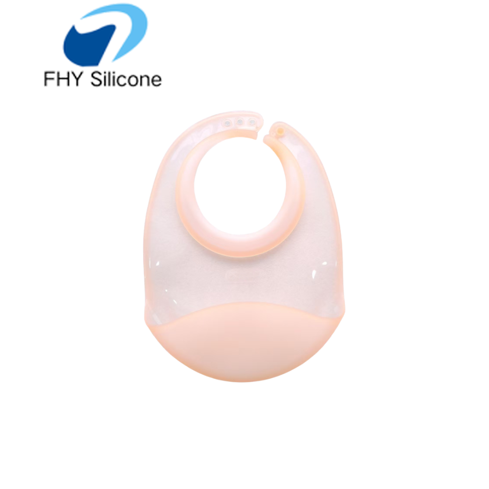 Custom Liquid Silicone Baby Bib OEM ODM Food Grade Feeding Bib Manufacturer - Image 2
