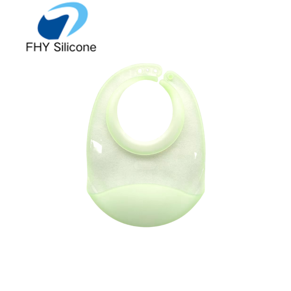 Custom Liquid Silicone Baby Bib OEM ODM Food Grade Feeding Bib Manufacturer