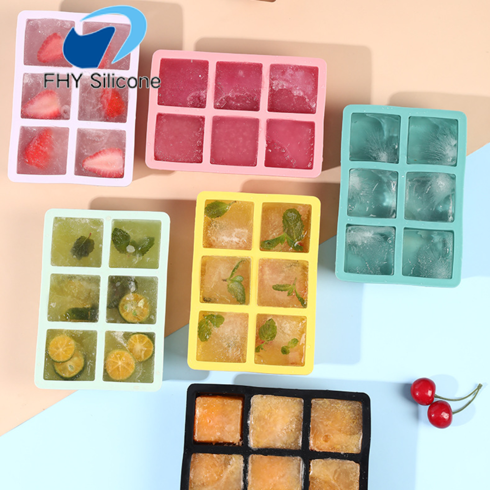 Custom Silicone Ice Tray Reusable Ice Cube Mold - 이미지 6