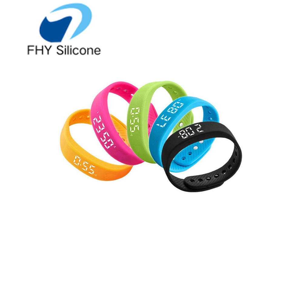 Fitness Tracker Silicone Wristband Replacement Band OEM Manufacturer for Smart Wearables - Image 3