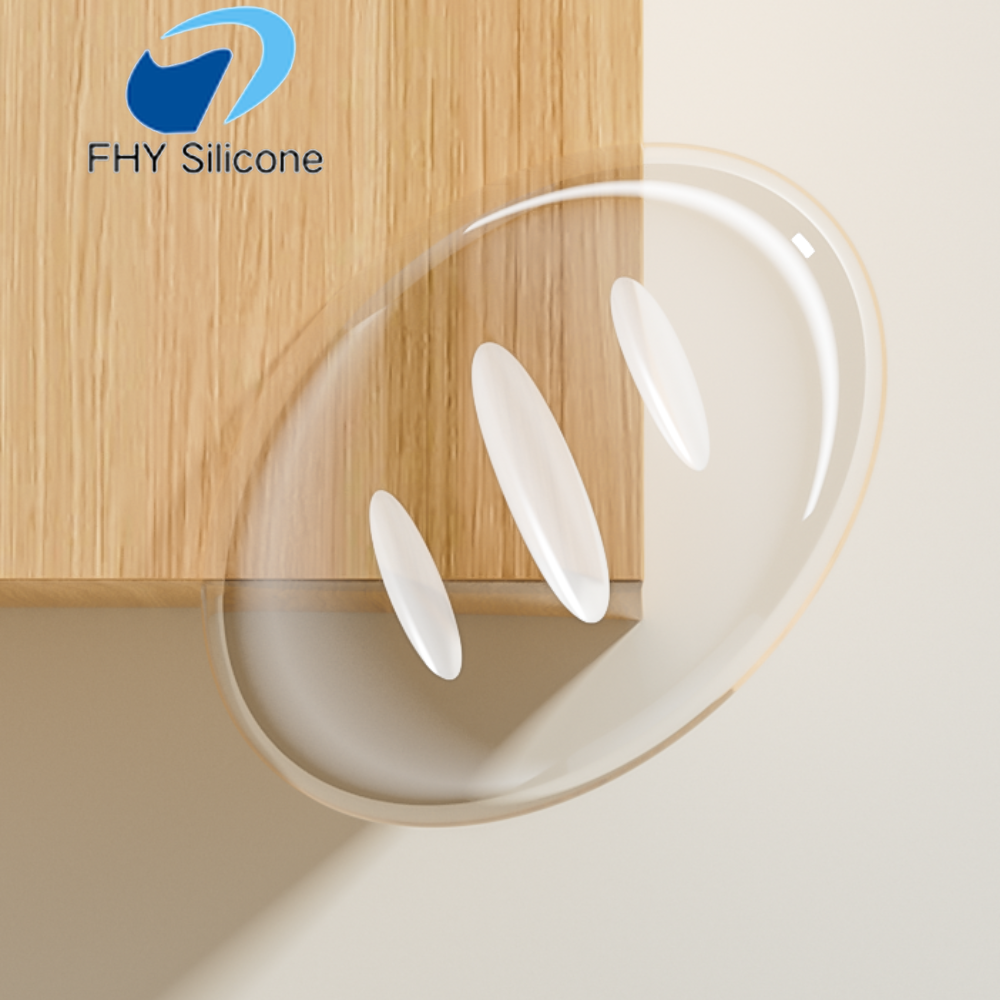 OEM Custom Silicone Protective Strip Flexible Anti Collision Silicone Bumper – Bild 4