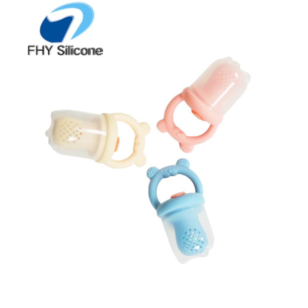 OEM Food Grade Silicone Baby Feeding Teether and Fruit Feeder – Bild 4