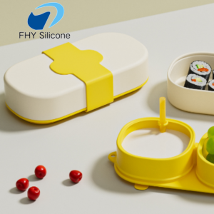 Portable Silicone Lunch Box BPA Free Food Storage Container