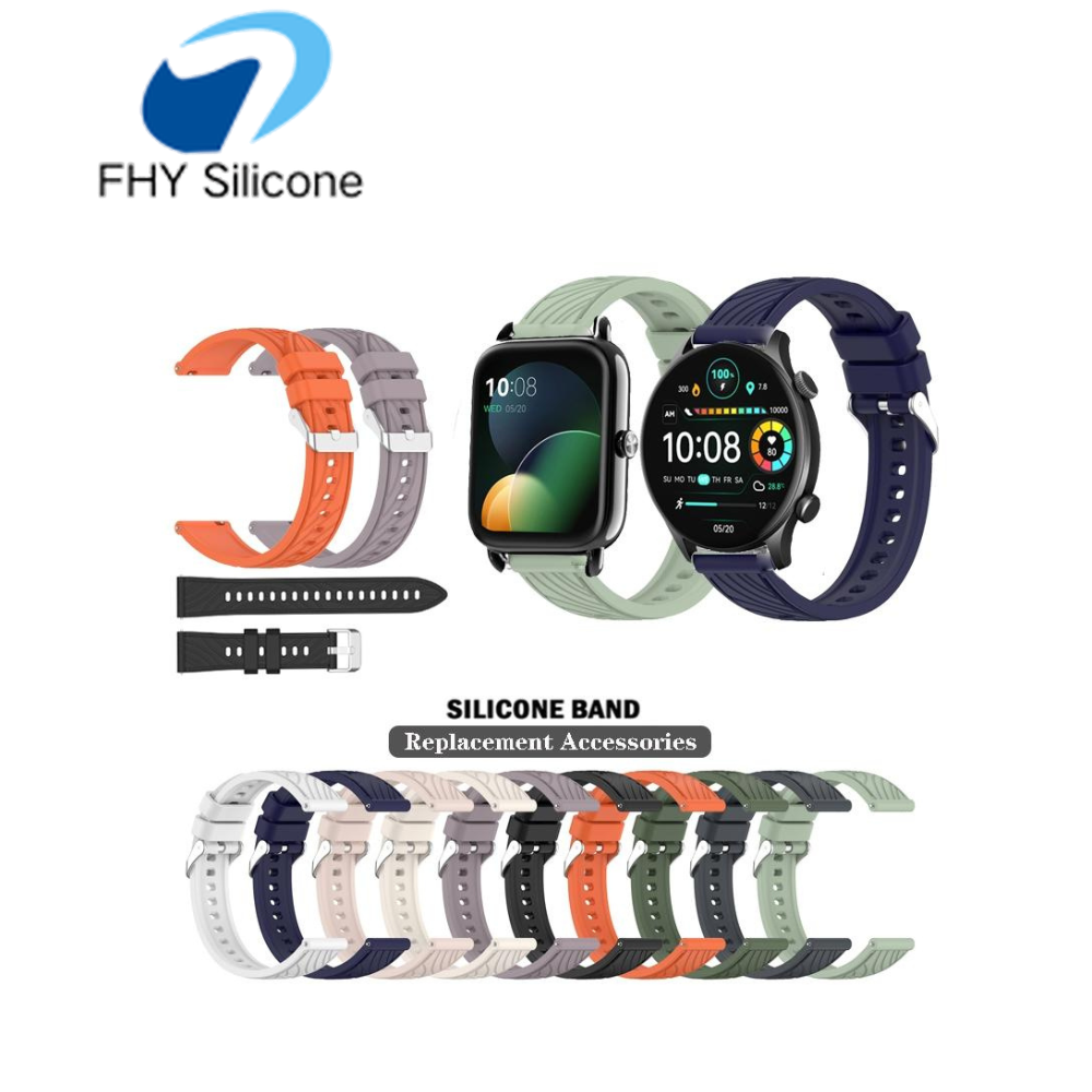 Quick Release Silicone Watch Strap Replacement Band OEM Manufacturer for Smart Watches - Image 3