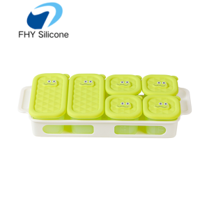 Custom Silicone Freezer Tray for Baby Food and Complementary Feeding