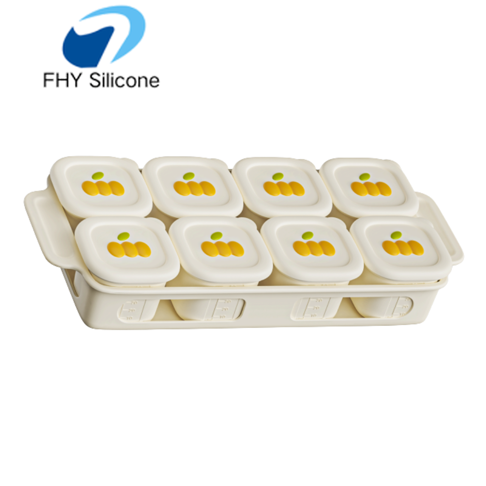 Custom Silicone Freezer Tray for Baby Food and Complementary Feeding – Bild 2