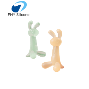 Silicone Kangaroo Teether – Food Grade Baby Teething Toy for Gum Relief and Sensory Development