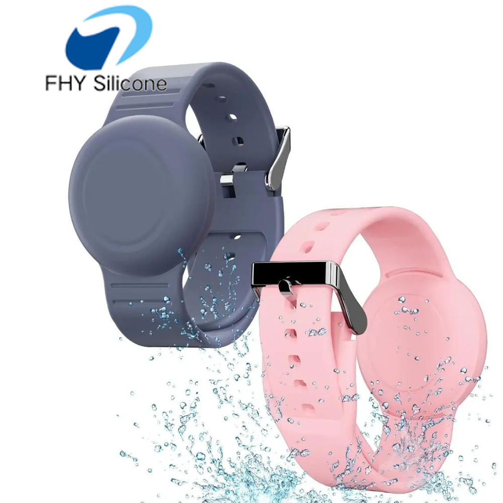 Soft Silicone Kids Watch Band Safety Anti-Lost Wrist Strap OEM Manufacturer for Smart Watches - Image 2