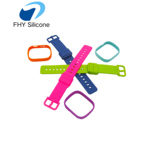 Soft Silicone Kids Watch Band Safety Anti-Lost Wrist Strap OEM Manufacturer for Smart Watches