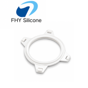Custom Four-Tab Silicone Sealing Ring – Waterproof Silicone Gasket with Positioning Tabs for OEM & ODM