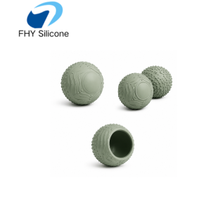 Palla da massaggio in silicone per la fascia, strumento per il rilascio dei punti trigger dei tessuti profondi e il recupero muscolare – Produttore OEM e ODM