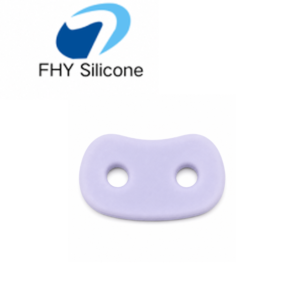 Custom Double-Hole Curved Silicone Gasket Pad – Shock-Absorbing Mounting Spacer for Curved Surfaces - immagine 5
