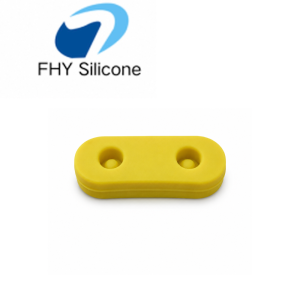 Custom Double-Hole Silicone Positioning Pad – Shock-Absorbing Mounting Spacer and Protective Cushion