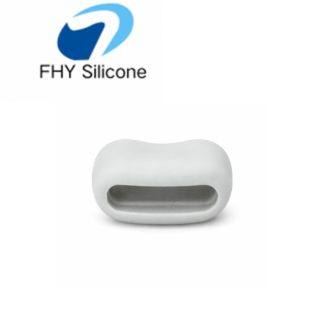 Custom One-Piece Silicone Double-Hole Cord Sleeve for Cord Management and Protection - Image 4