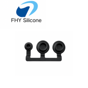 Custom Triple Silicone Dust Plug – Connected Waterproof Dust Cap for Multi-Port Protection | OEM & ODM